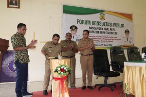 Bappeda Buru Gelar Forum Konsultasi Publik Penyusunan RKPD 2021