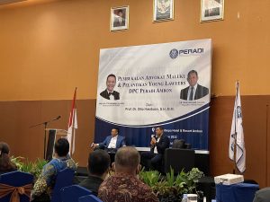DPC Peradi Ambon Gelar Pembekalan Advokat Hadirkan Otto Hasibuan