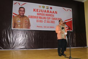 Huwae Buka Kejuaraan Hapkido Indonesia Merebut Piala Gubernur Maluku