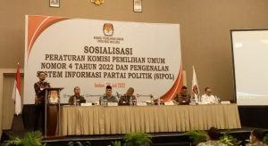 KPU Maluku Gelar Sosialisasi PKPU Nomor 4/2022 dan Sipol Pemilu 2024