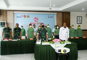 Pangdam Pattimura Hadiri Vicon Kick Off Kolaborasi Percepatan Penurunan Stunting