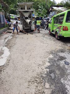 Dinas PUPR Ambon Perbaiki Kerusakan Jalan di Kilang, BTN Kanawa dan Pasar Mardika
