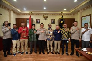 Kapolda Terima Kunjungan KPU Maluku