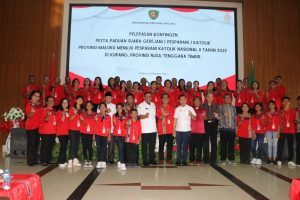 Gubernur Lepas Kontingen Maluku Menuju Pesparani Nasional II di Kota Kupang