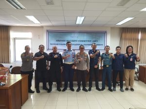 Wakapolresta Ambon Hadiri Rakor Penentuan Level Ancaman di Bandara Pattimura