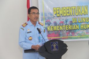 Gerak Cepat Kanwil Kemenkumham Maluku Bentuk Satker Menuju WBK