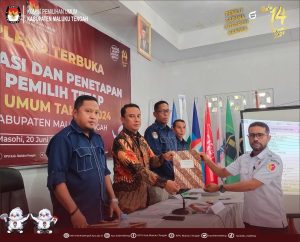 KPU Malteng Tetapkan DPT Pemilu 2024, Alami Penurunan