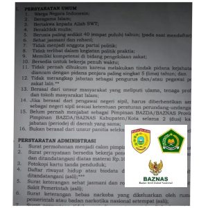 Pemkab Bursel Buka Seleksi Calon Pimpinan Baznas Priode 2025-2030