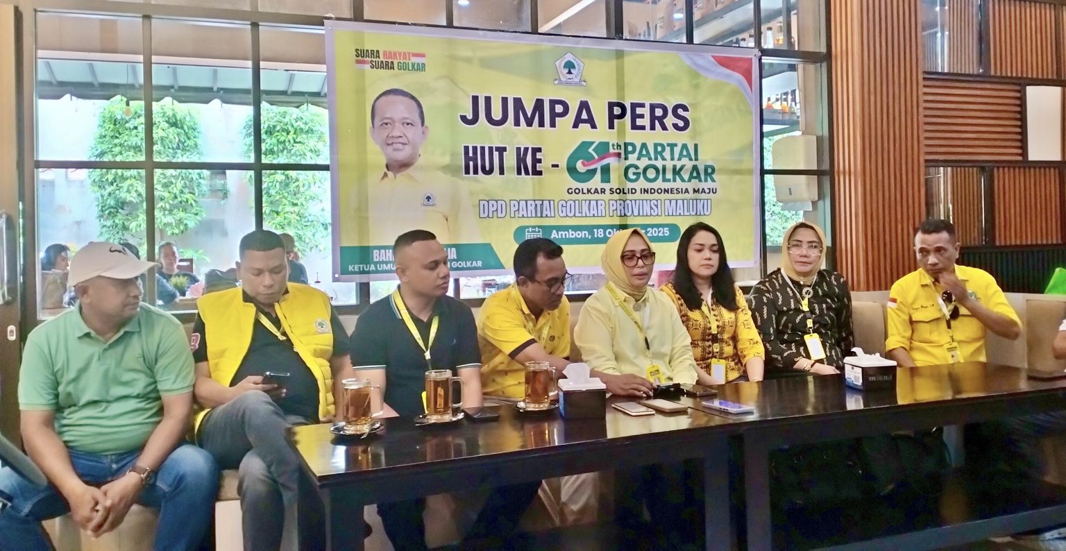 Sambut HUT ke 61, Golkar Maluku Gelar Sejumlah Kegiatan dari Aksi Sosial sampai Syukuran