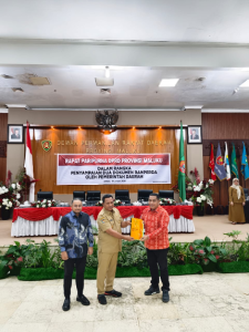 Wagub Maluku Hadiri Rapat Paripurna DPRD, Sampaikan Ranperda Provinsi Maluku 2026