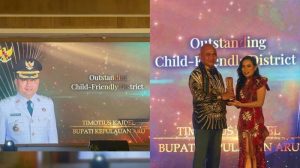 Kepulauan Aru Raih Predikat Outstanding Kabupaten Layak Anak