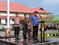 Bupati Kaidel Pimpin Apel Operasi Ketupat 2026 di Polres Aru